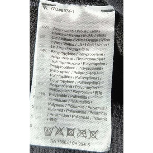 Helly Hansen Women’s Wool LIFA Midweight Base Layer Pants Black Sz Large - Picture 5 of 7